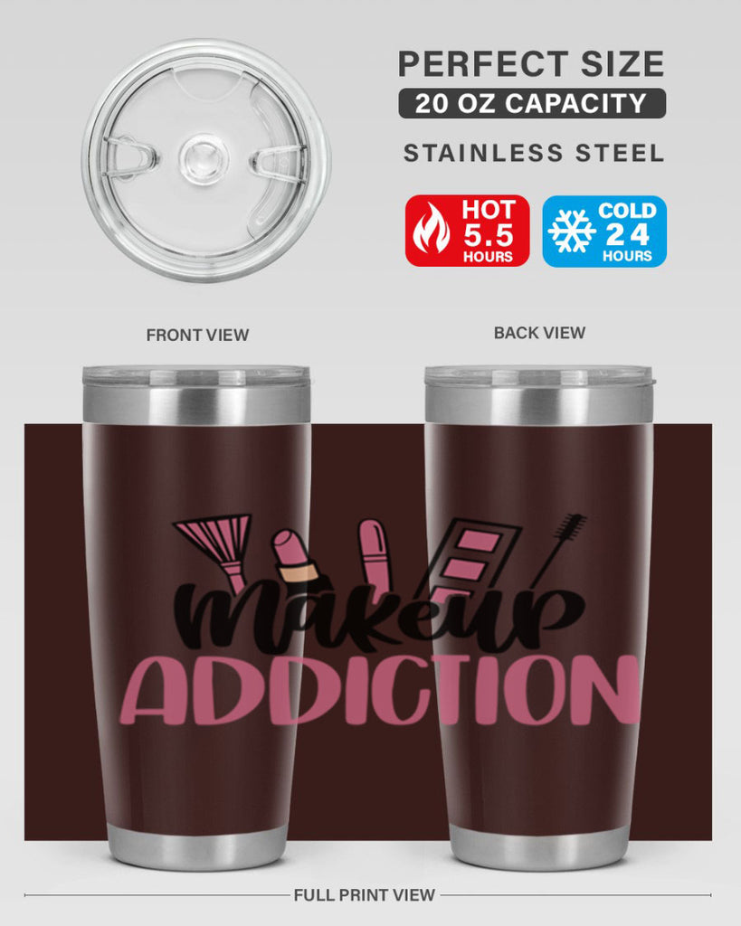 Makeup Addiction Style 54#- make up- Tumbler