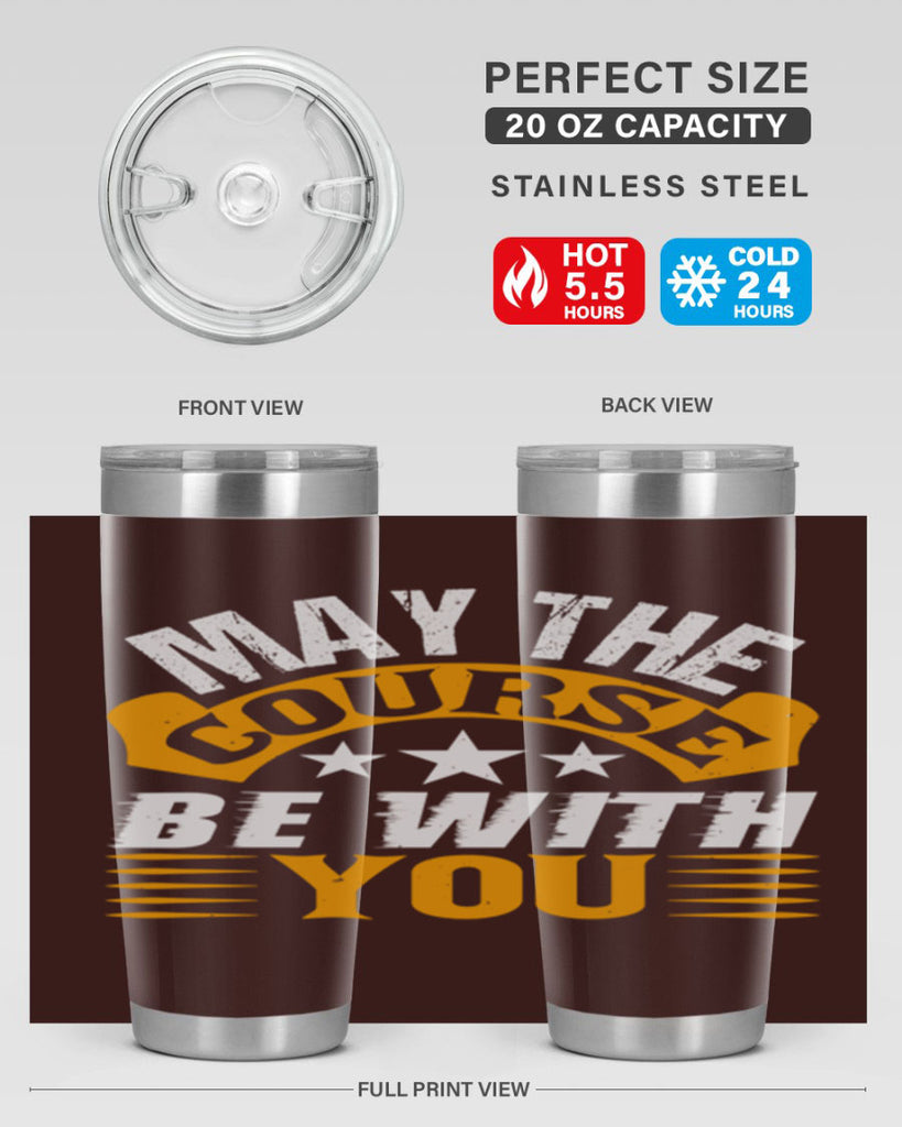 May the course be with you 43#- farming and gardening- Tumbler