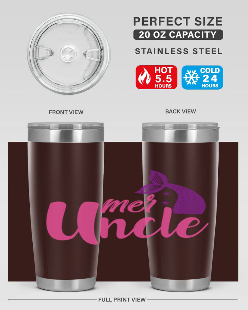 Mer Uncle 347#- mermaid- Tumbler