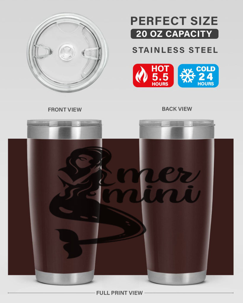 Mer mini 352#- mermaid- Tumbler