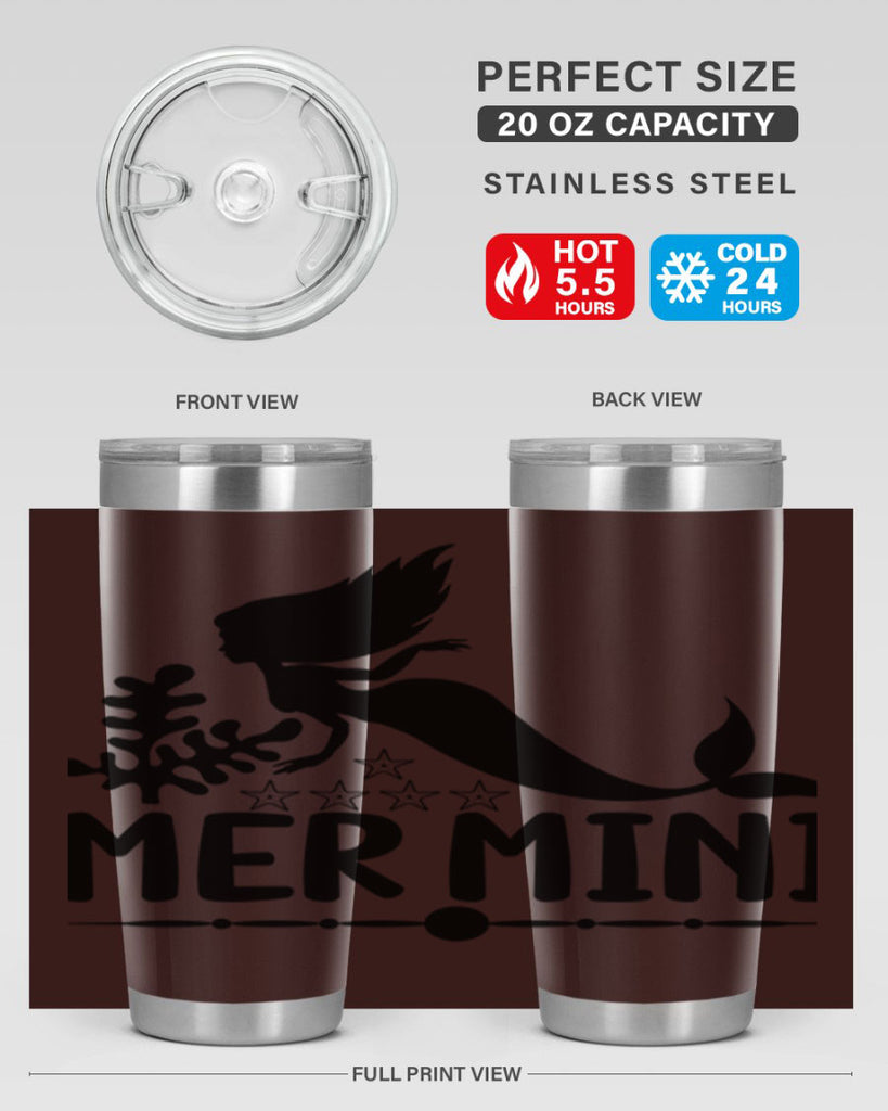 Mer mini 353#- mermaid- Tumbler