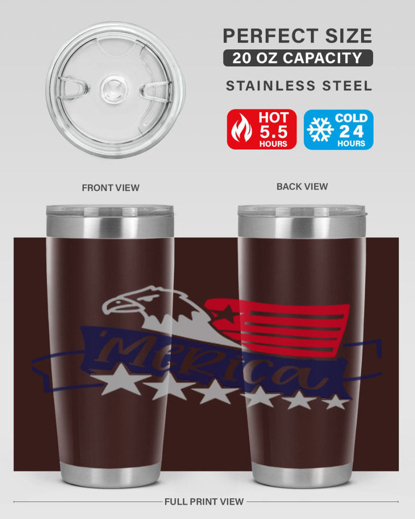 Merica Style 136#- Fourt Of July- Tumbler