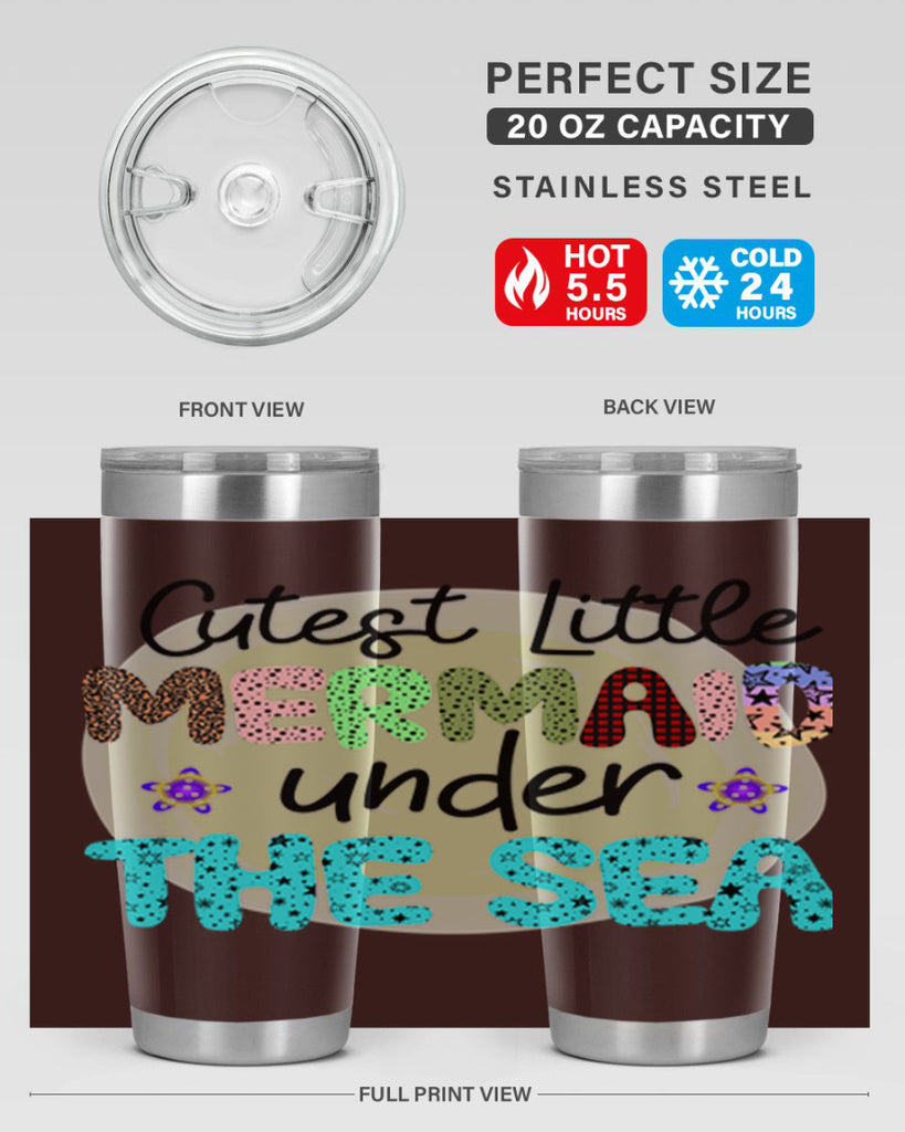 Mermaid Tshirt design 452#- mermaid- Tumbler