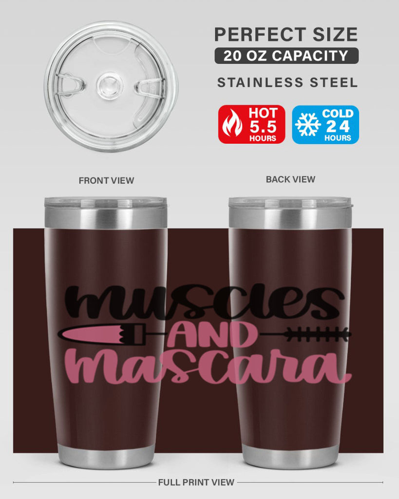 Muscles And Mascara Style 35#- make up- Tumbler