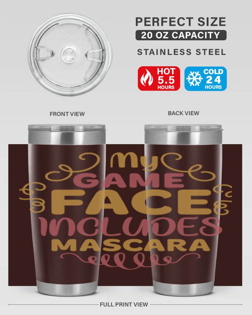 My Game Face Includes Mascara 127#- fashion- Cotton Tank