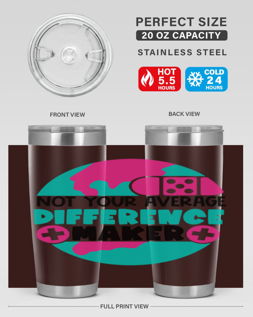Not Your Averange Difference Maker Style Style 122#- nurse- tumbler