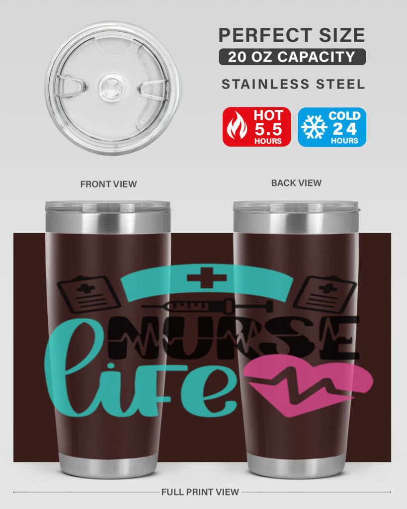 Nurse Life Style Style 106#- nurse- tumbler
