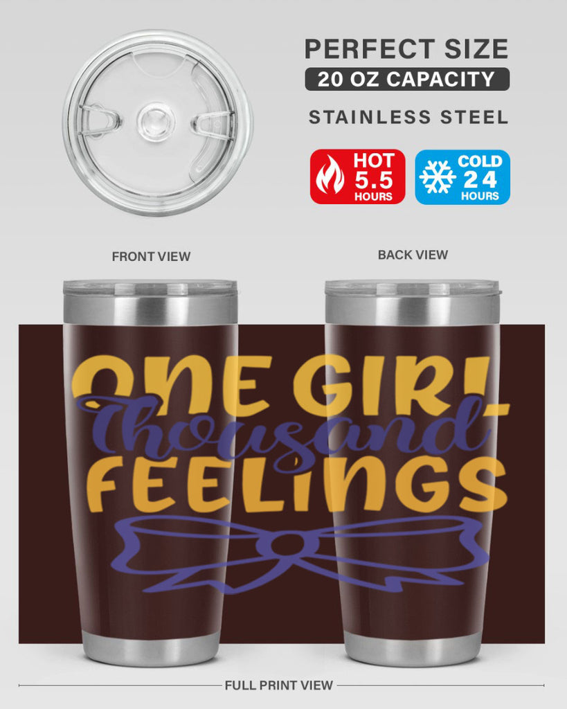 One Girl Thousand Feelings Style 208#- baby- tumbler