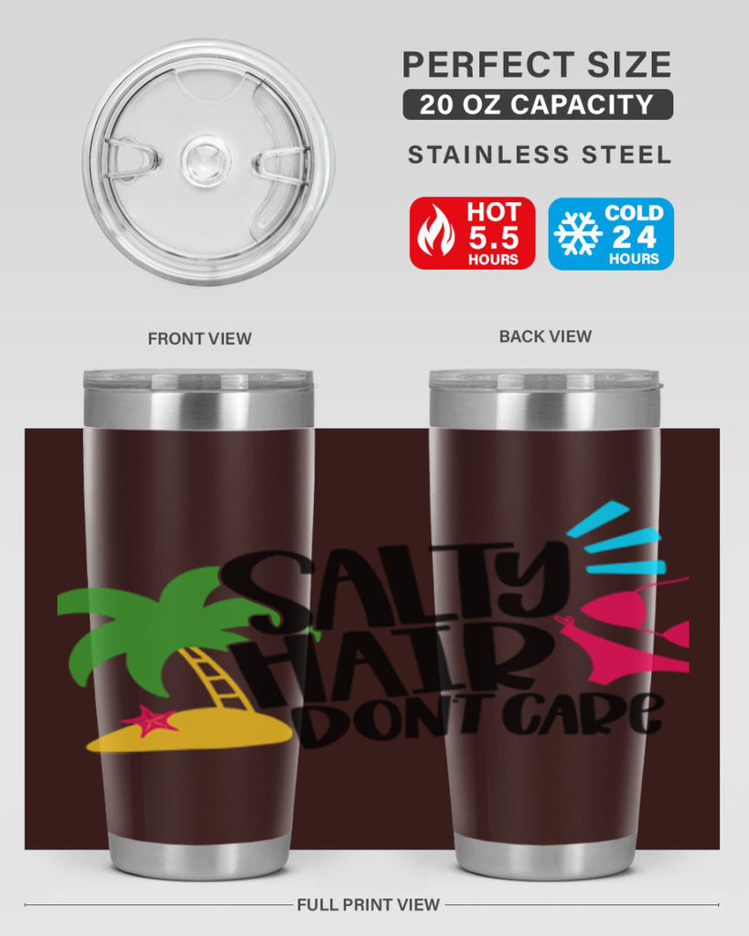 Salty Hair Dont Care Style 29#- summer- Tumbler