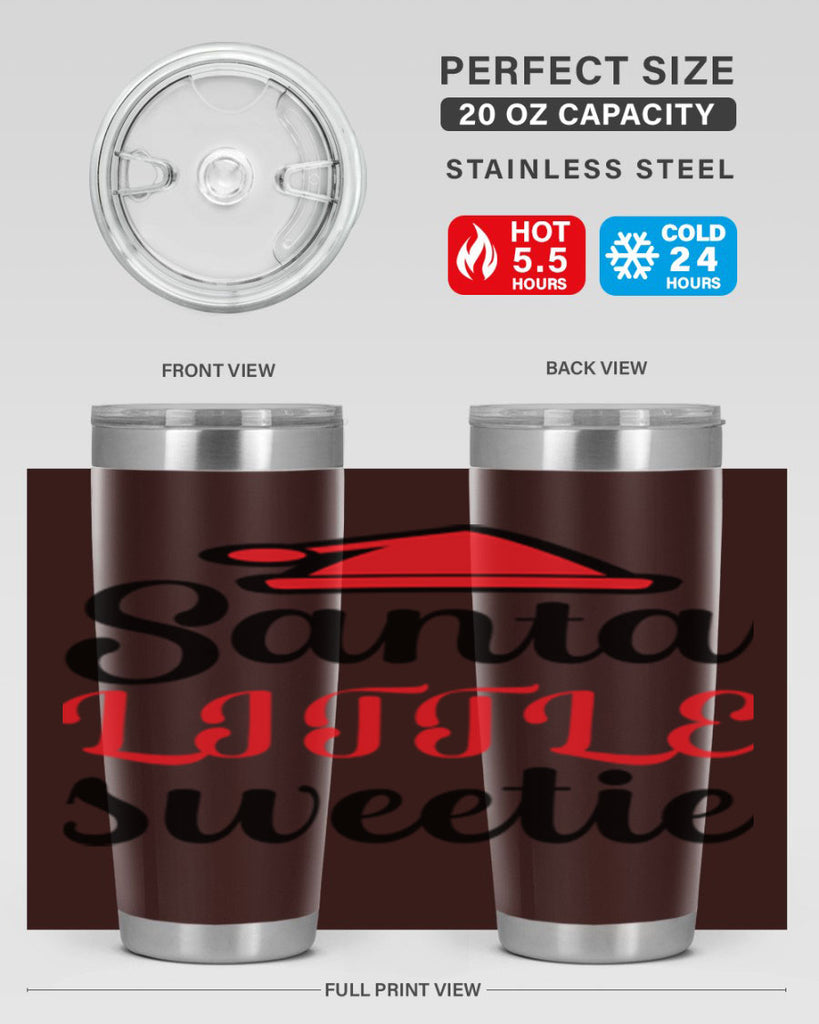 Santa little sweetie 350#- winter- Tumbler
