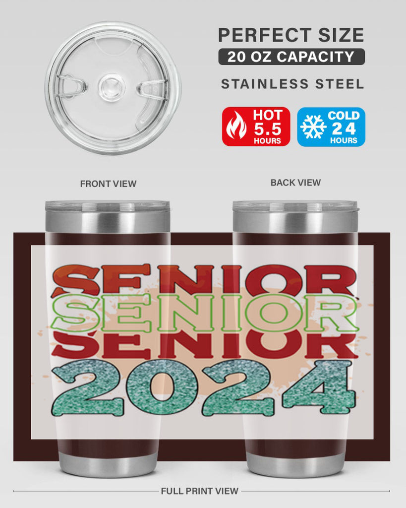 Senior 2024 1 10#- 12th grade- Tumbler