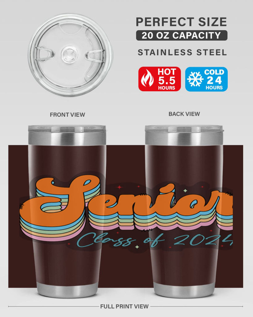 Senior class of 2024 18#- 12th grade- Tumbler