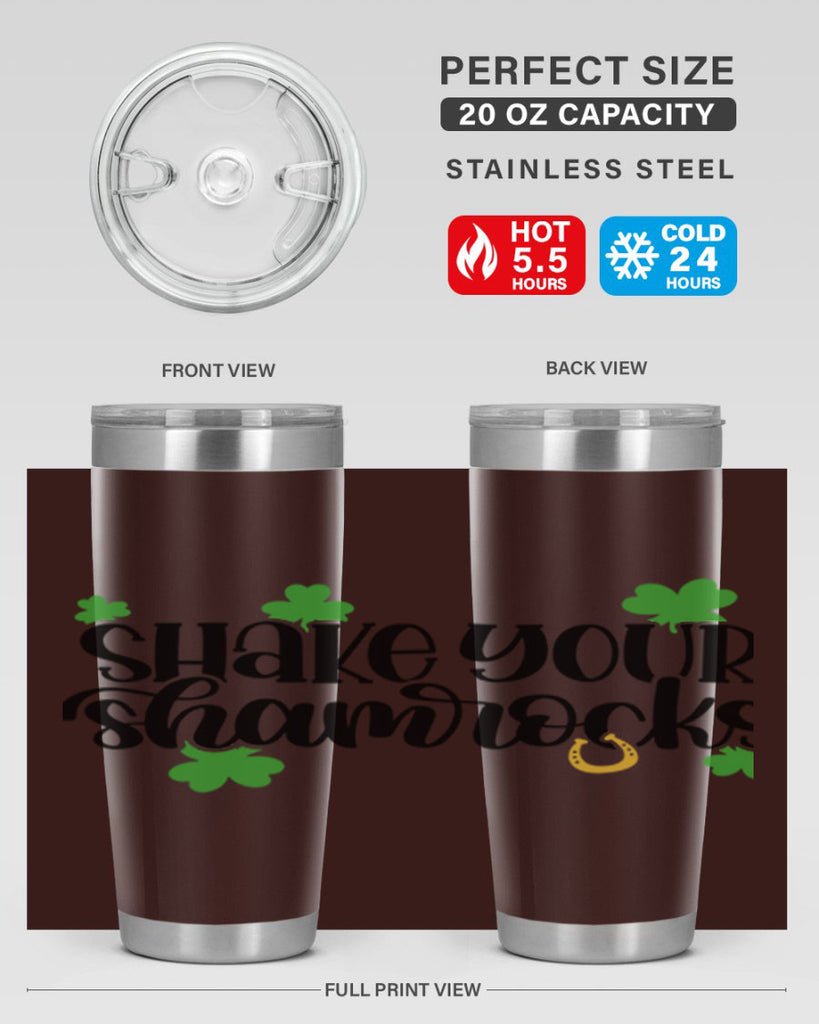 Shake Your Shamrocks Style 32#- St Patricks Day- Tumbler