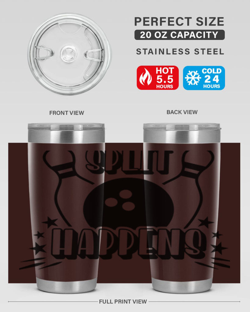 Split happens 433#- bowlig- Tumbler