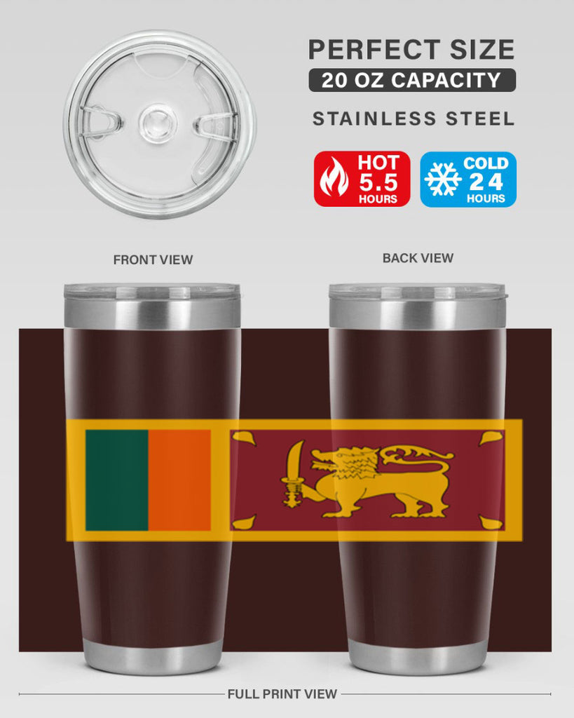 Sri Lanka 32#- world flags- Tumbler