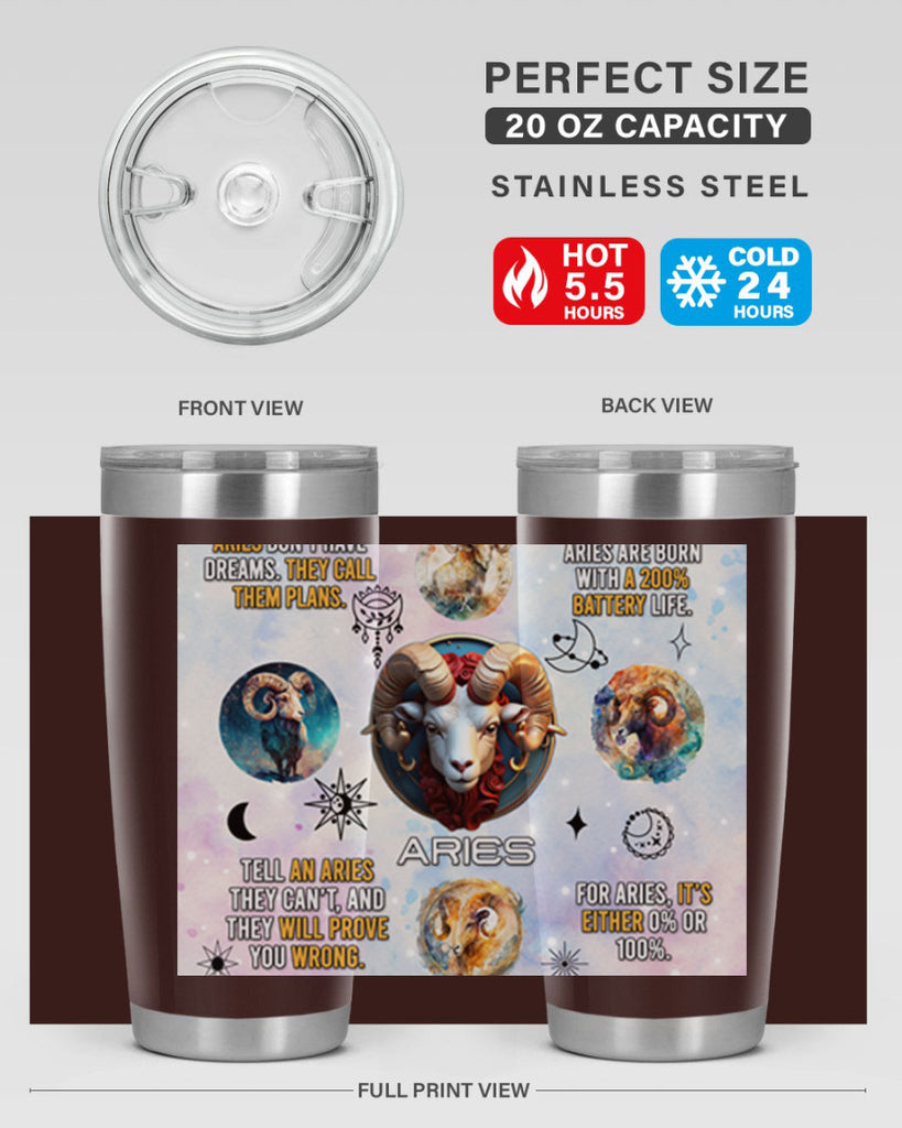 StraightAries 469#- zodiac- Tumbler