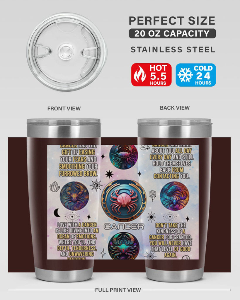 StraightCancer 470#- zodiac- Tumbler