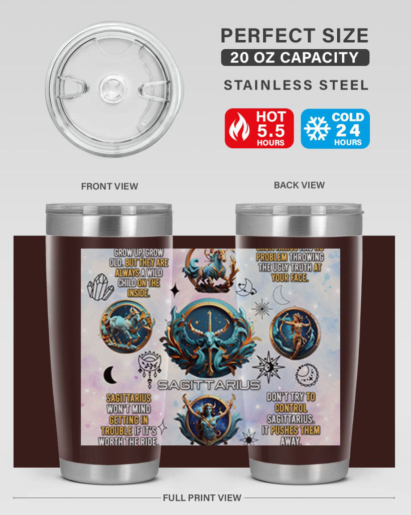 StraightSaggitarius 476#- zodiac- Tumbler