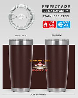 Superb Owl Party A TurtleRabbit 20#- owl- Tumblers