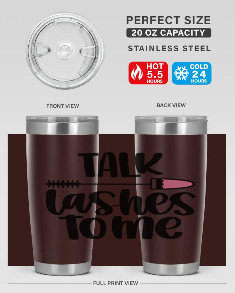 Talk Lashes To Me Style 16#- make up- Tumbler