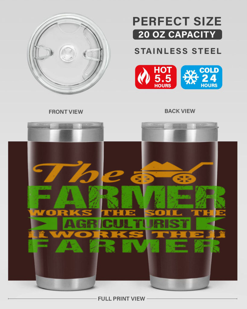 The farmers work the soil 33#- farming and gardening- Tumbler