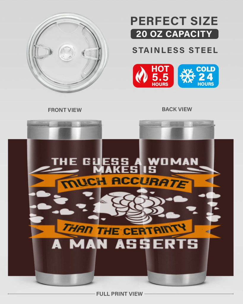 The guess a woman makes is much accurate Style 31#- womens day- Tumbler
