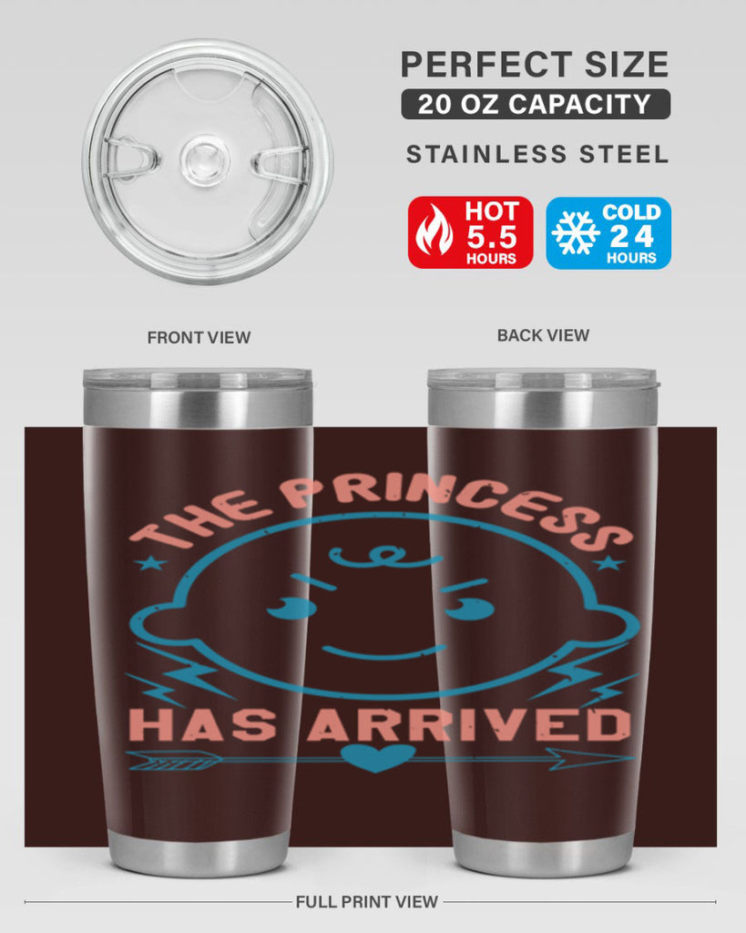 The princess has arrived Style 10#- baby shower- tumbler