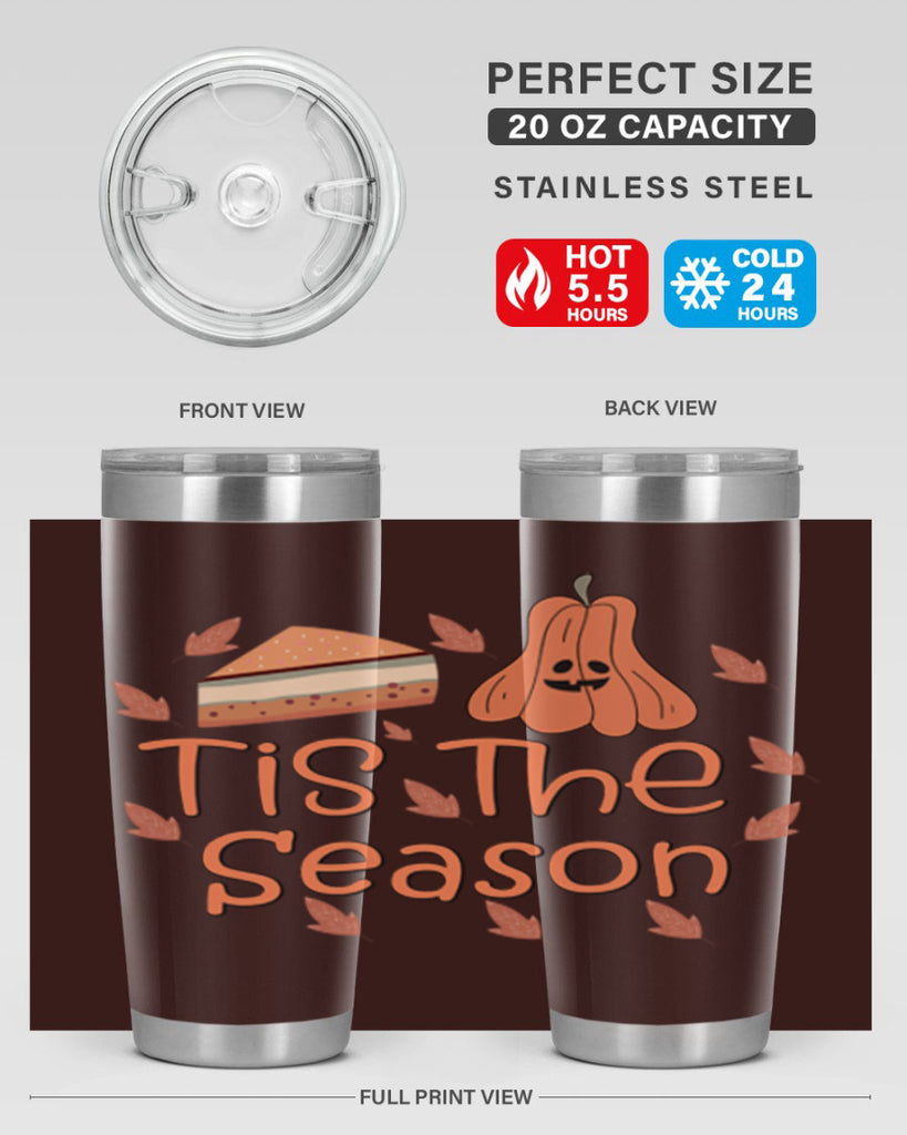 Tis The Season 618#- fall- Tumbler