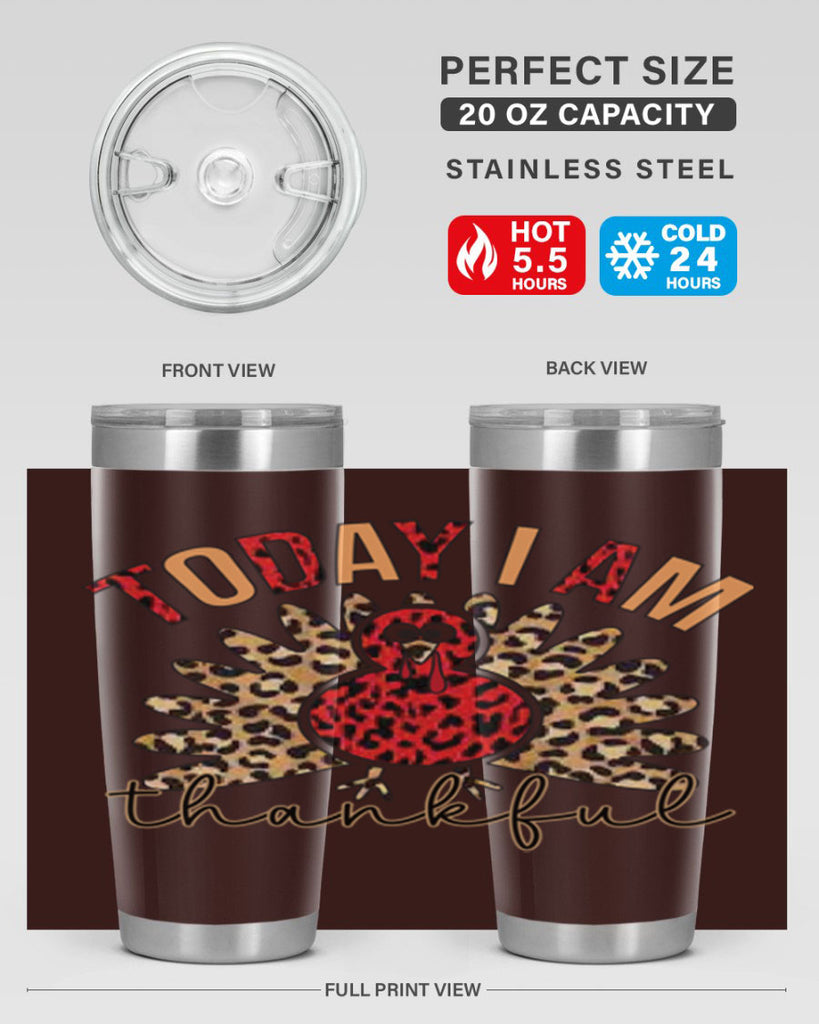 Today i am thankful 621#- fall- Tumbler