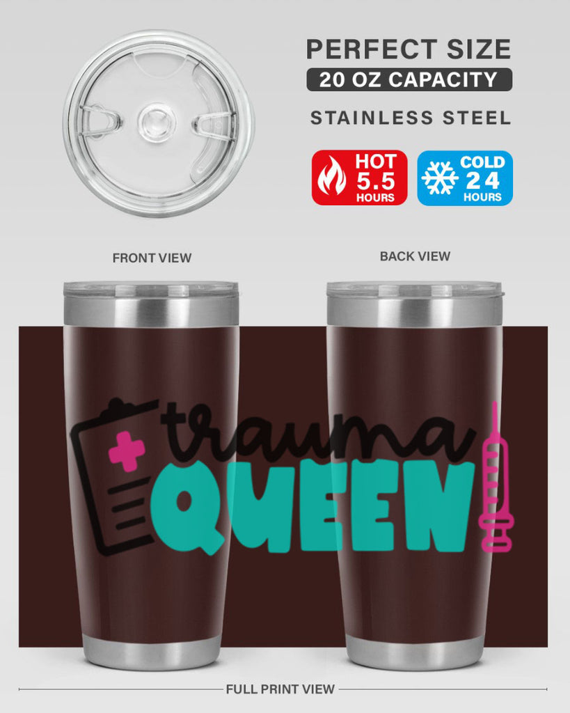 Trauma Queen Style Style 11#- nurse- tumbler