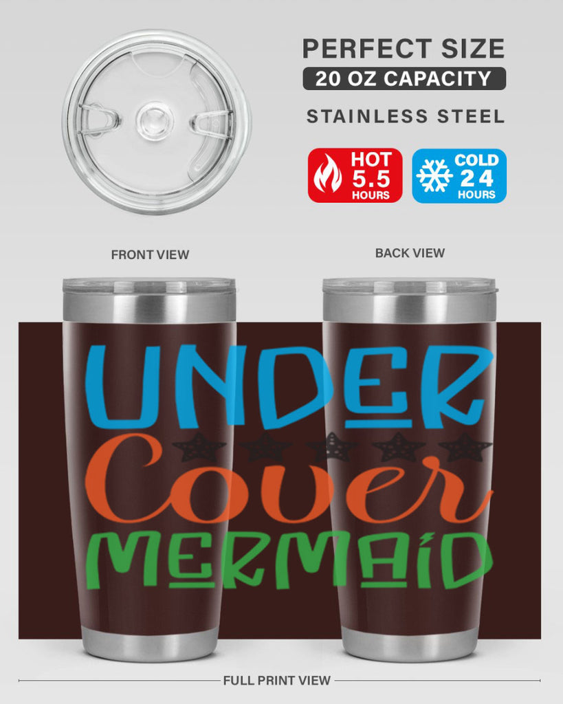 Under Cover Mermaid 648#- mermaid- Tumbler