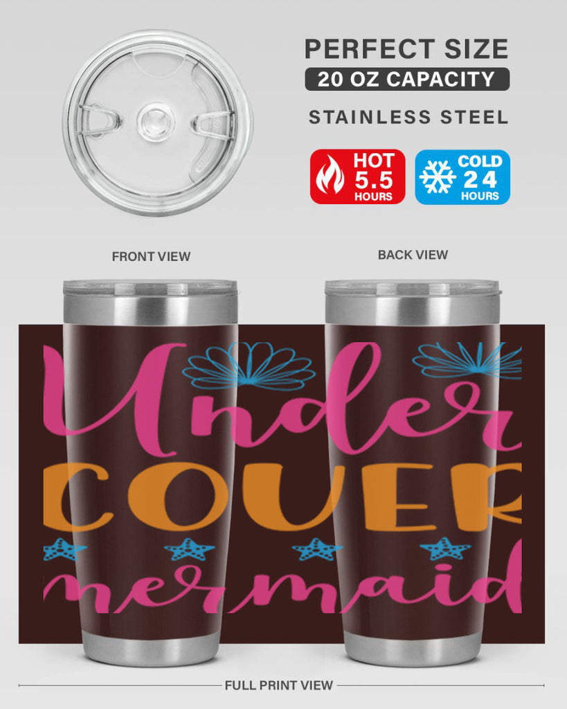 Under Cover Mermaid Design 653#- mermaid- Tumbler
