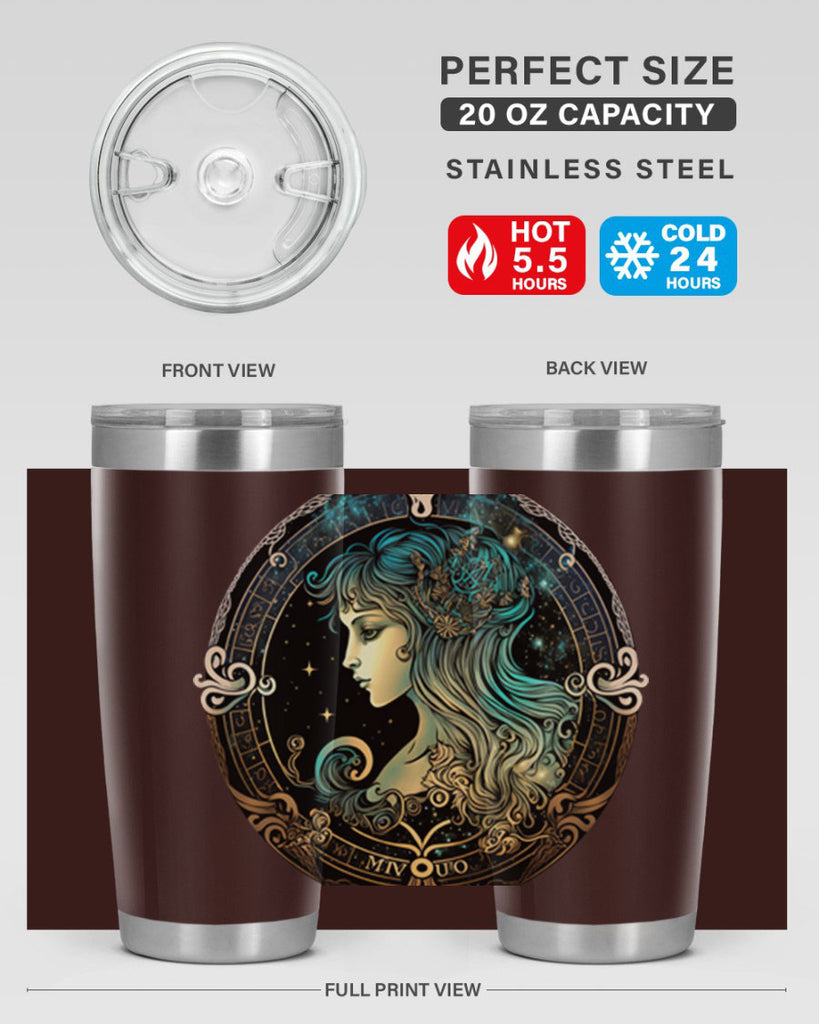 Virgo 526#- zodiac- Tumbler