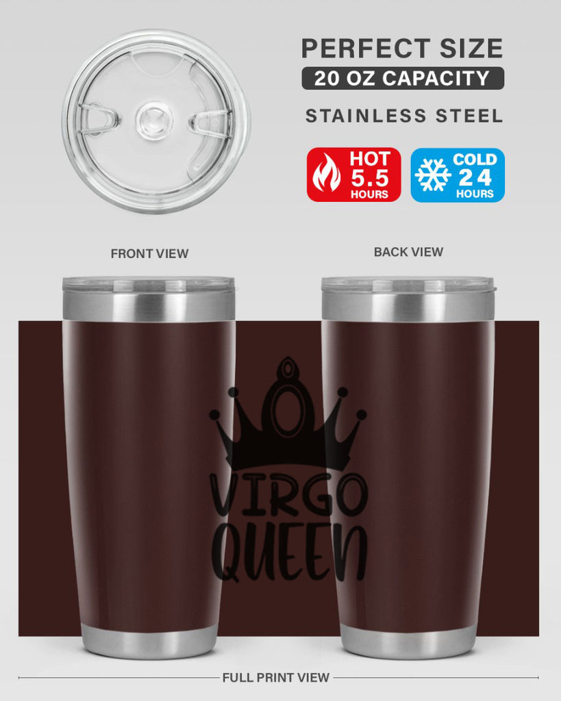 Virgo queen 539#- zodiac- Tumbler