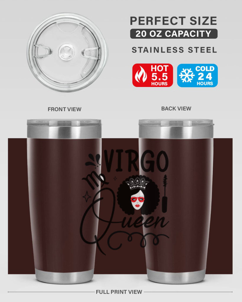 Virgo queen 541#- zodiac- Tumbler