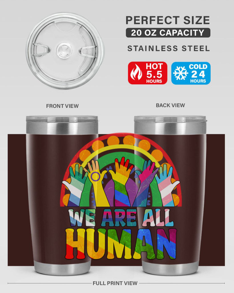 We Are All Human Pride Ally Rainbow Lgbt 25#- lgbt- Tumbler