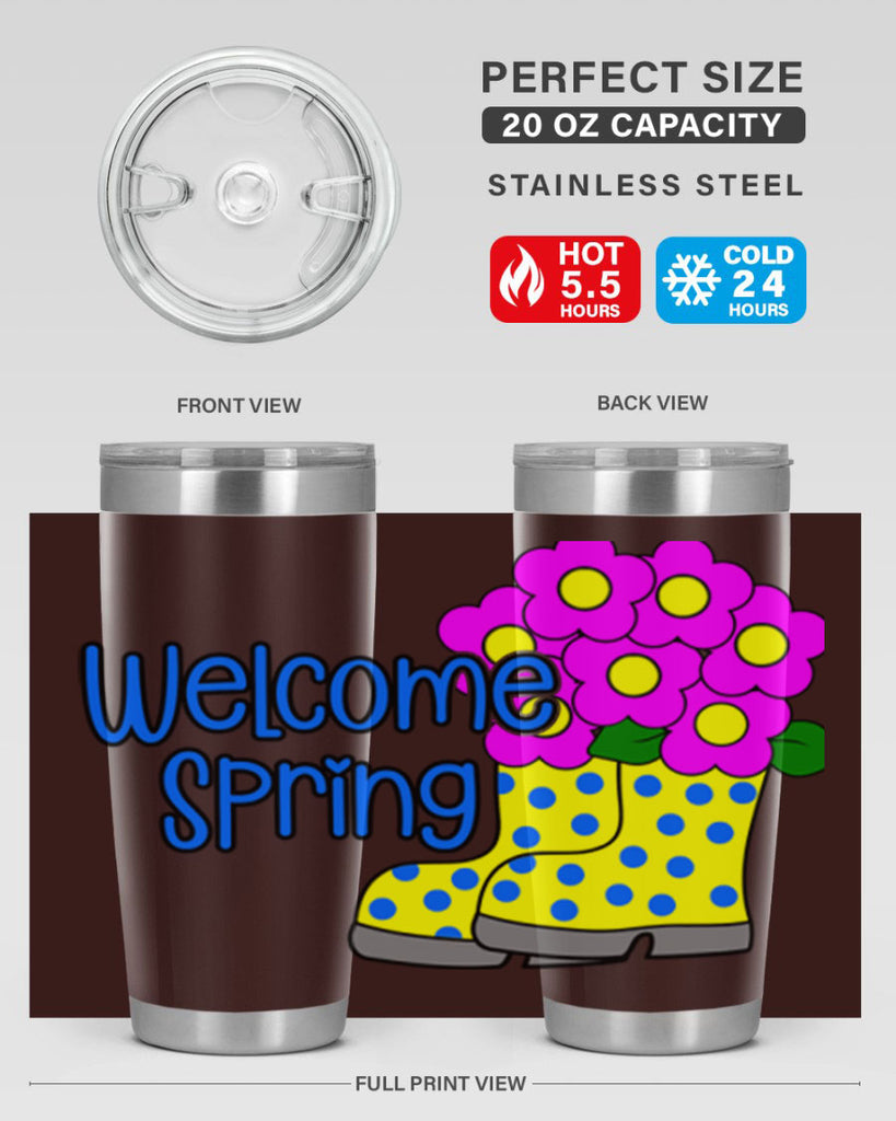 Welcome Spring rainboots page577#- spring- Tumbler