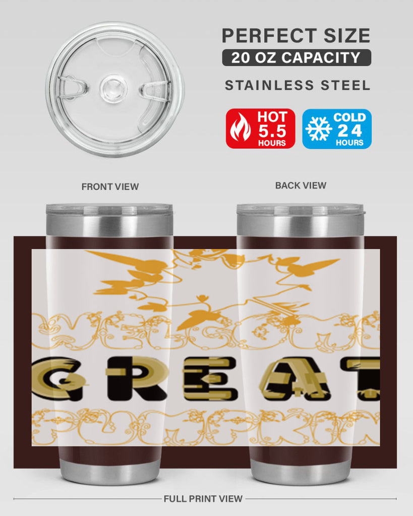WelcomeGreatPumpkindesign 639#- fall- Tumbler