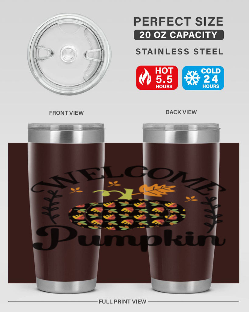 Welcomepumpkin 640#- fall- Tumbler