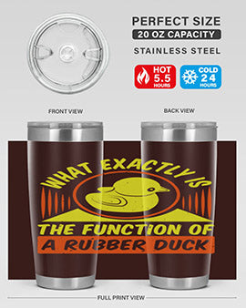 What exactly is the function of a rubber duck Style 10#- duck- Tumbler