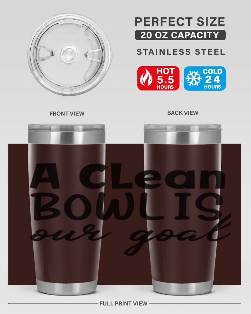 a clean bowl is our goal 93#- bathroom- Tumbler