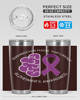 alzheimers awareness style 40#- alzheimers- Tumbler