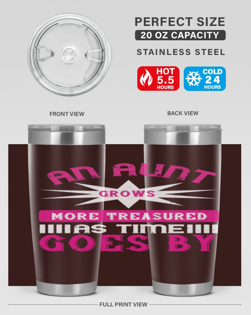 an aunt grows more treasured as time goes by 220#- mom- Tumbler