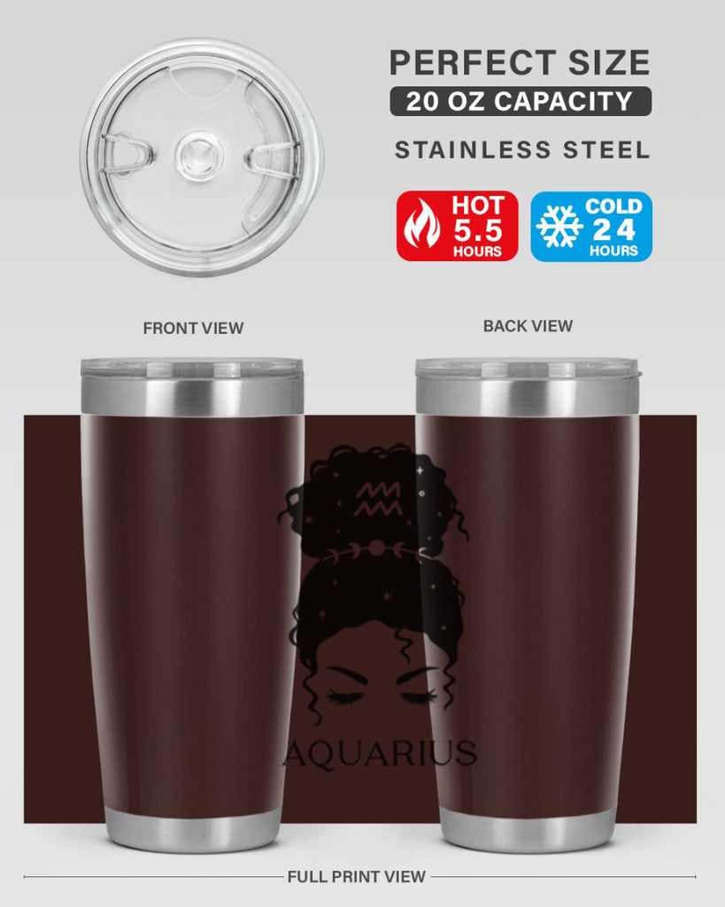 aquarius 81#- zodiac- Tumbler
