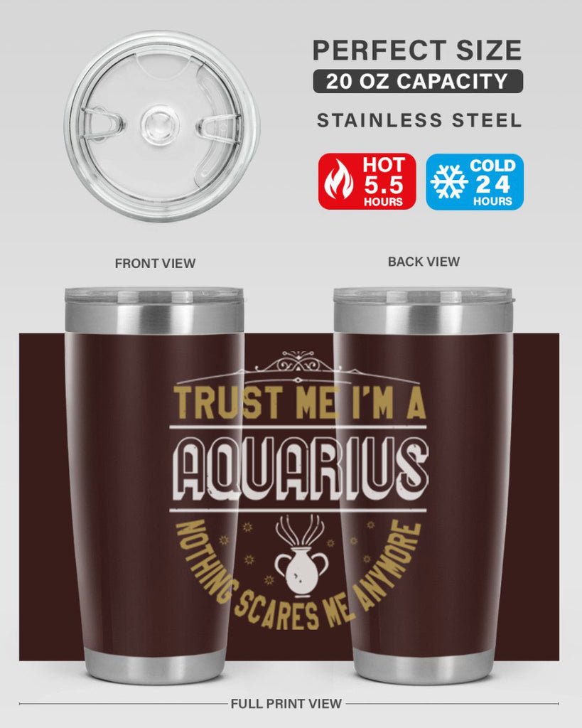 aquarius 87#- zodiac- Tumbler