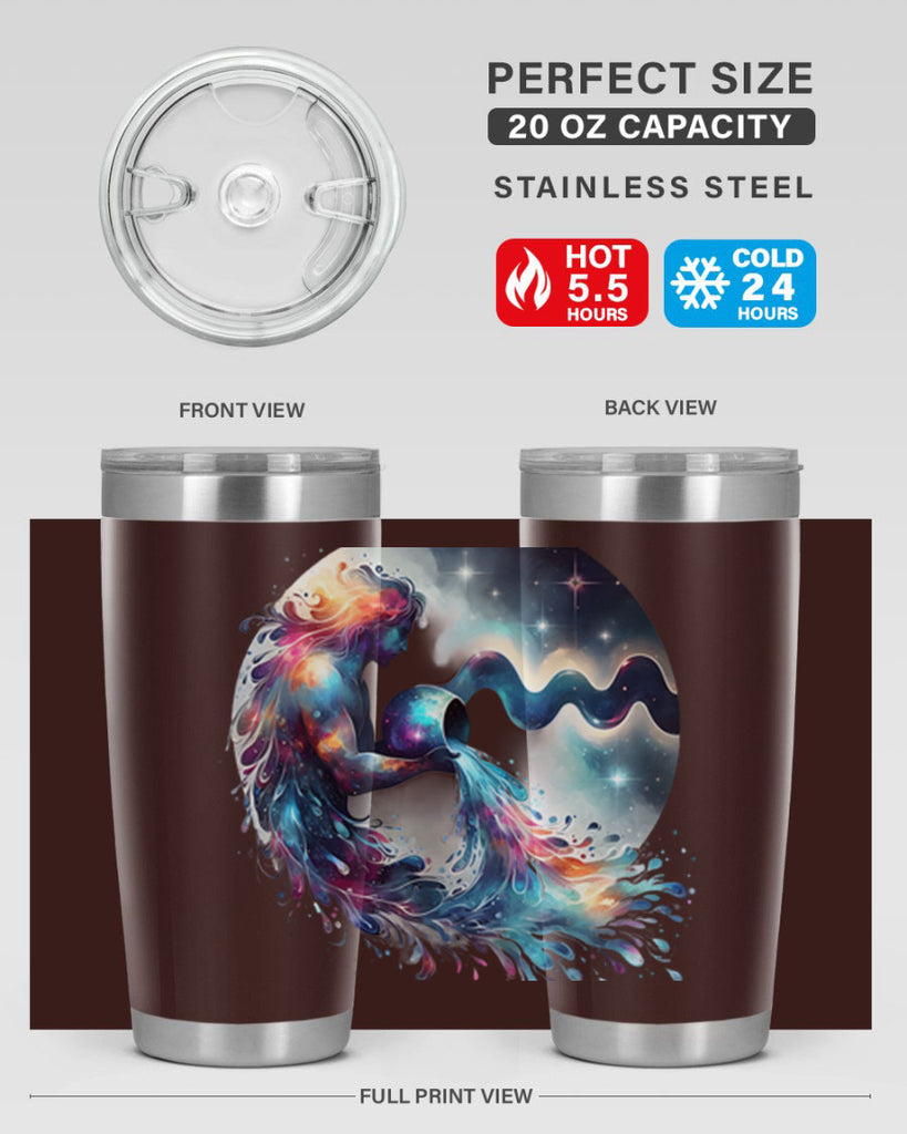 aquarius 88#- zodiac- Tumbler