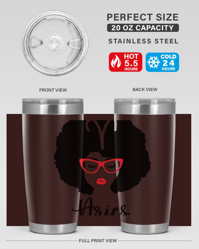 aries 122#- zodiac- Tumbler
