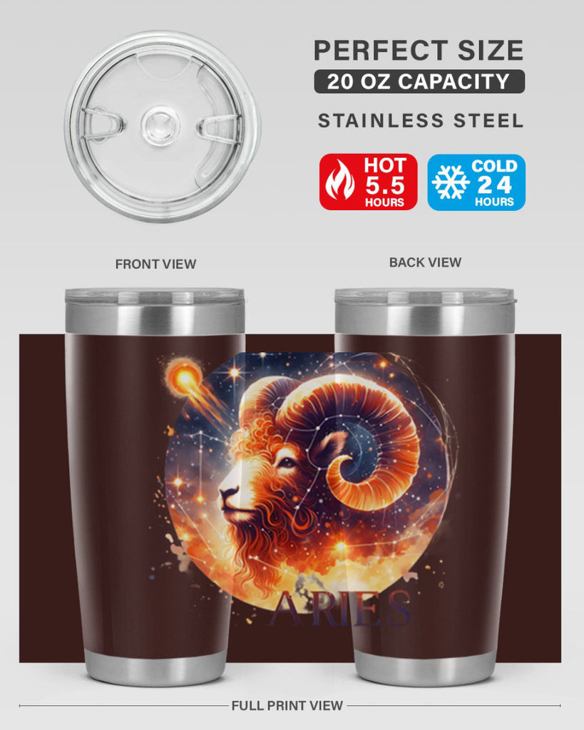 aries 130#- zodiac- Tumbler