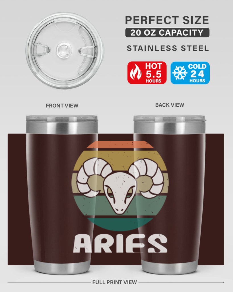 aries 134#- zodiac- Tumbler