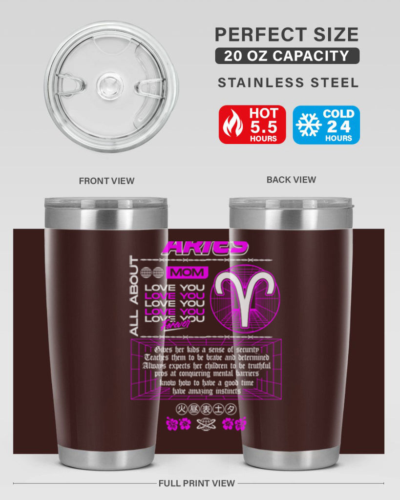 aries 138#- zodiac- Tumbler